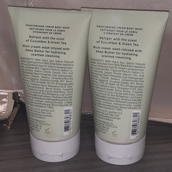 NEW Victoria’s Secret Cucumber & Green Tea Refresh Moisturizing Cream Body Wash - Picture 2 of 5
